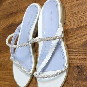 Vionic Women's Sandals with Silver and White Straps